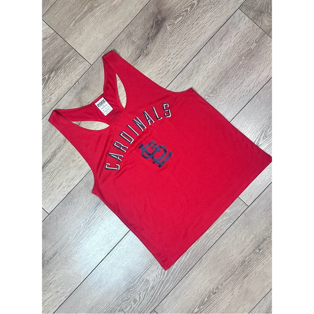 PINK Victoria’s Secret St. Louis Cardinals Jersey Mesh Tank Top